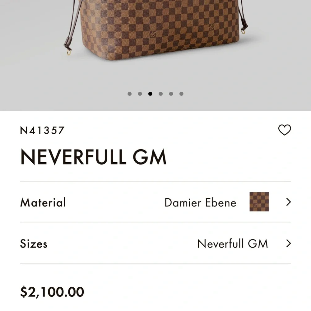 LOUIS VUITTON NEVERFULL GM - Picture 3 of 12